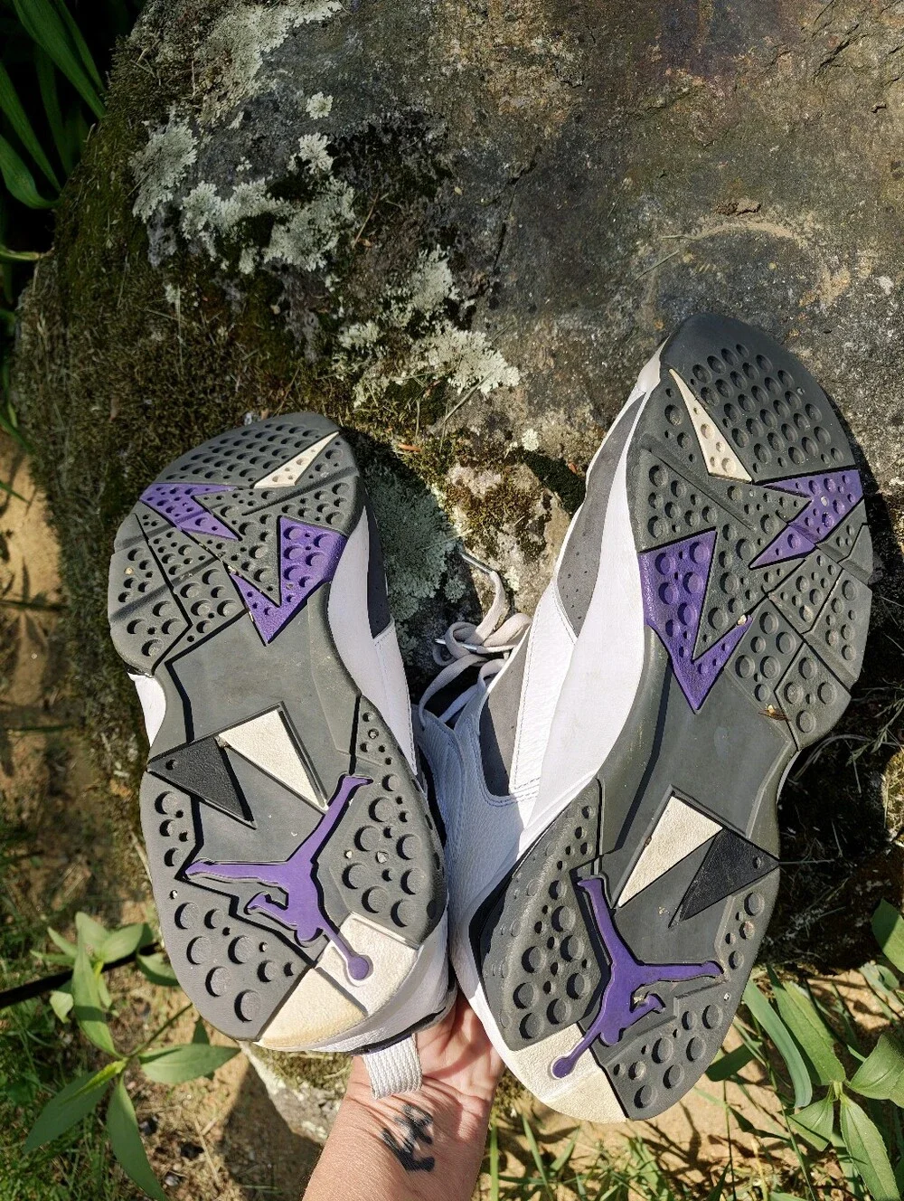 Air Jordan 7 Retro 'Flint' flaunts the OG Flint Grey nubuck quarter Men Size 11